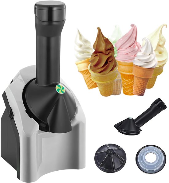 Ice Cream Ijsmachine met Fruit - Ijsmachine en Sorbet - Zeer Eenvoudig Te Bedienen - 100% Natuurlijk, Glutenvrij - Ideaal Voor Smoothies van Merkloos