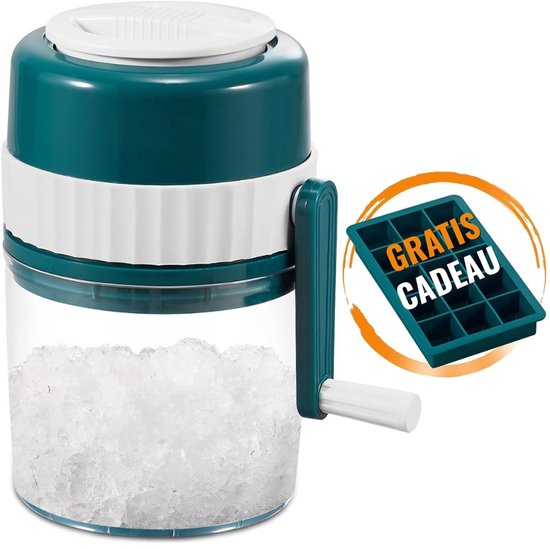 Ice Crusher - Handmatig Slush Maker – IJscrusher Draagbaar met Draaihendel voor Cocktails Sneeuwijs en Drankjes van Merkloos