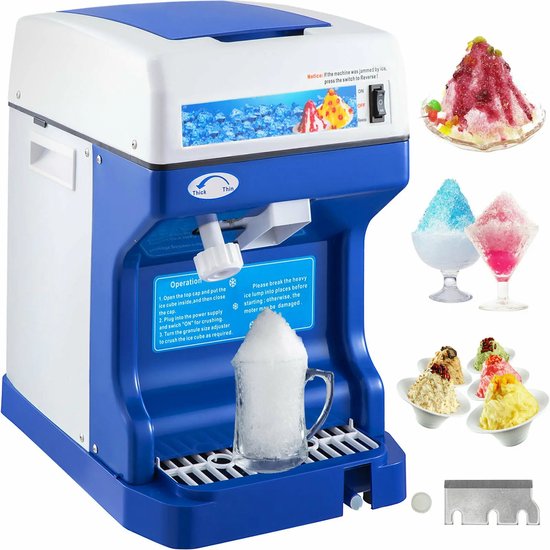 Ice Crusher - Schaaf ijsmachine - Slush Puppy - Slush Machine - 120kg Capaciteit van Merkloos