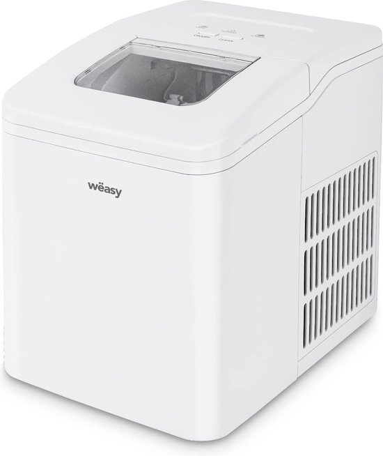Ice Cube Maker 12 kg in 24 Hours Compact Portable Without Installation Silent 1.5L Fast Ice Cube Ready 9 Min 2 Min30 Automatic Cleaning Function van Merkloos