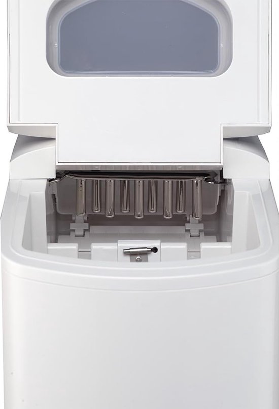 Ice Maker 10 kg 150 W - 9 Ice Cubes in 9 Minutes - Water Tank 1.7 L - Basket and Scoop van Nedis