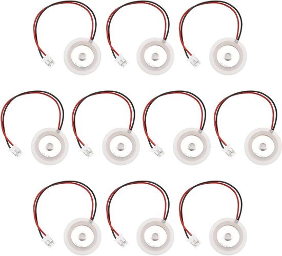 Idea 10st. 16mm Ultrasone luchtbevochtiger mistmakerset 5um keramische filmplaat accessoires siliconen luchtbevochtigerdelen filmplaat transducer