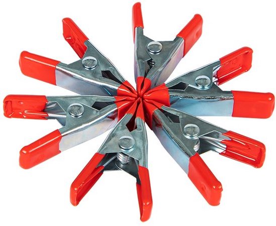 Igoods Zeilklemmen - Mini Zeilklemmen Set - Veerklemmen - 5cm - 6 Stuks van Igoods