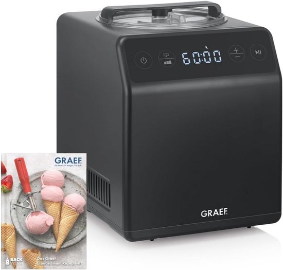 IJs- en Yogurtmaker met Automatische Koelfunctie - 2 Liter Capaciteit van Merkloos