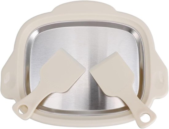 IJs Machine - Dessert Maker - Zelf Desserts Maken - Snelle Bereiding - 25 cm - Wit