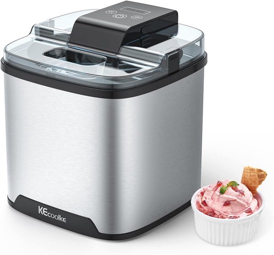 IJs Maker voor Zelfgemaakte IJs, Sorbet en Yoghurt - Hoge Capaciteit 2 Quart