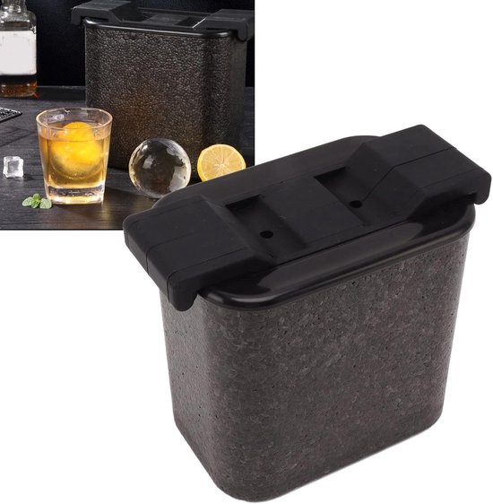 IJsbal Maker - Siliconen Mallen - Drankjes Koelen - Kristalheldere Ballen - 2 Ballen 6cm - Transparant