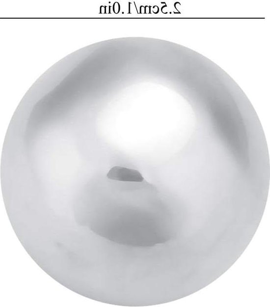 IJsballen RVS koude wijn whisky drank Chiller stenen met tang - zilver 1 van Lou's Deco