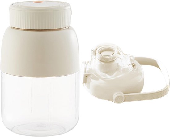 IJsblender Keukenmachine - Handmixer Draagbaar - Fruitdranken Smoothies - Multifunctioneel Compact - 12x12x21cm van Merkloos
