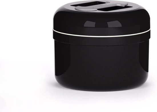 IJsblokjeshouder geïsoleerd metaal 25 liter zwart-grijs - voor koeling van voedsel en drankjes van Merkloos