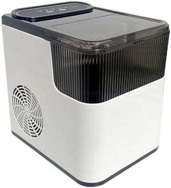 IJsblokjesmachine Aanrecht - IJsmaker Blokjes - Drankjes Koelen - 9 Blokjes Per Cyclus - 12 kg Dagelijks - Zilver