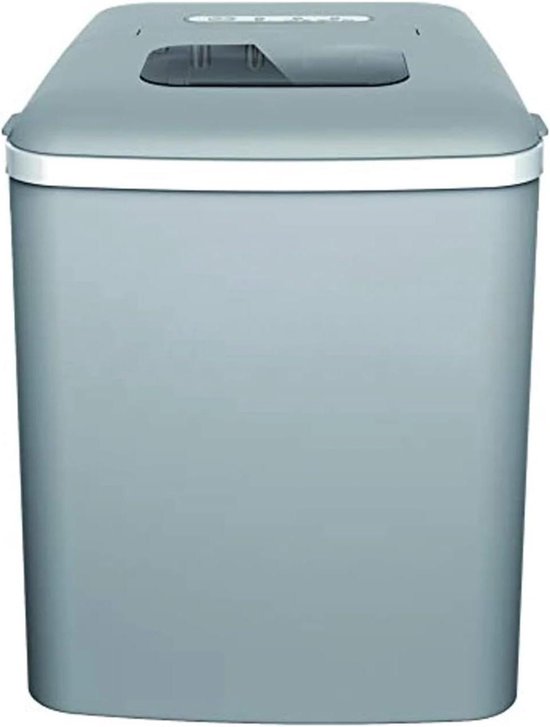 IJsblokjesmachine Aanrechtblad - Draagbare ijsmaker - Drankjes Koelen - Drie Maten IJsblokjes - 26 Lb Per Dag - Zilverkleurig