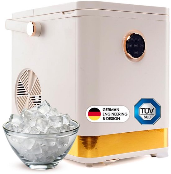 Ijsblokjesmachine Compact met Zelfreiniging - Grote Productie ijs in 6 Minuten - 2 IJsformaten