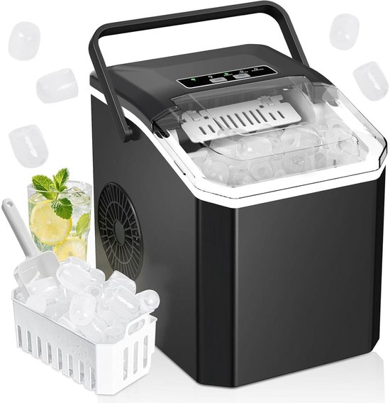 Ijsblokjesmachine - Ijsblokjesmaker - Zelfreiningsfunctie - Verfrissing