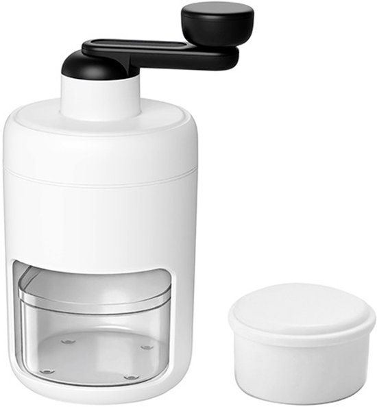 Ijsblokjesmachine - ijsmachine - ijsblokjesvorm - ijsblokjes machine - ijsblokjesmachine crushed ice-Zwart-wit