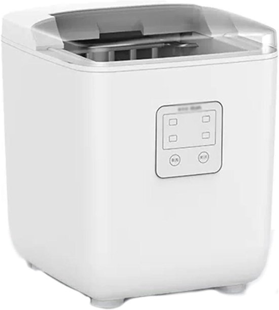 IJsblokjesmachine - Ijsmaker aanrecht - Drankjes Koelen - Compact Ontwerp - 270x250x307mm - Zilver