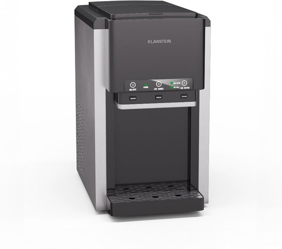 Ijsblokjesmachine - Ijsmaker - Feesten organiseren - 3-in-1 functie - 20 kg per dag - Zwart