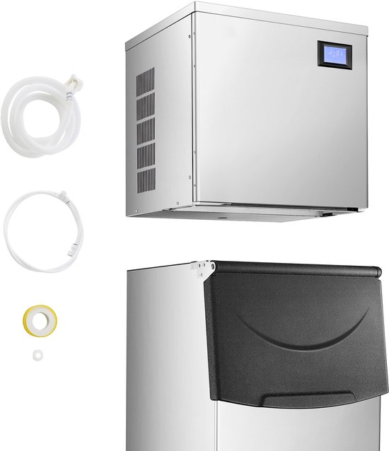 IJsblokjesmachine Kop - IJsproductie tot 204 kg per dag van Merkloos