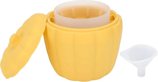 IJsblokjesmachine Pompoen - Watercontainer Drinkemmer - Thuis Keuken Camping - Uniek Vormontwerp - 11.5 x 11.5 cm