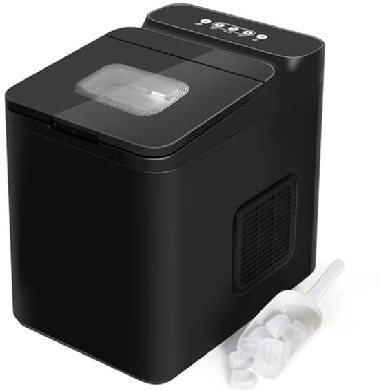 IJsblokjesmachine voor thuis met snelle productie, 1,5 l capaciteit en zelfreinigende functie van Merkloos