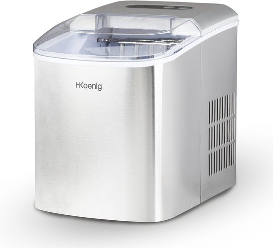 IJsblokjesmaker - IJsmachine - 2.1L - Draagbaar - Met IJsschep - 12KG IJs in 24 Uur van Techwood