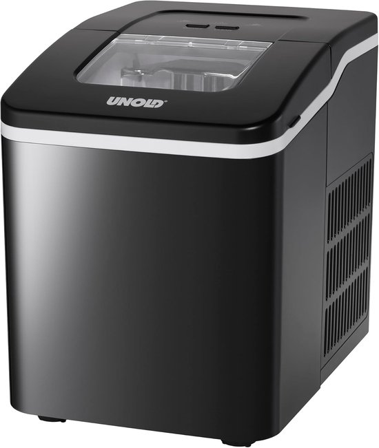 IJsblokjesmaker - IJsmachine - Cocktails Maken - 60 IJsblokjes Per Uur - 1.6 Liter Reservoir - Zwart van Merkloos