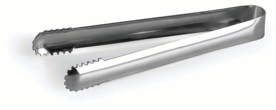 IJsblokjestang - RVS - 18cm - Tang voor ijsblokjes / Ice cubes