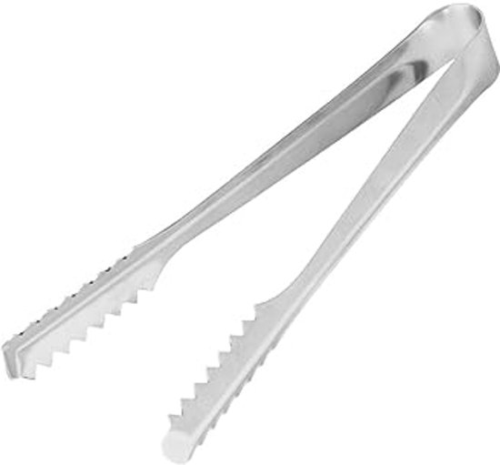 IJsblokjestang van Roestvrij Staal voor Cocktails - 1 Stuk van Merkloos