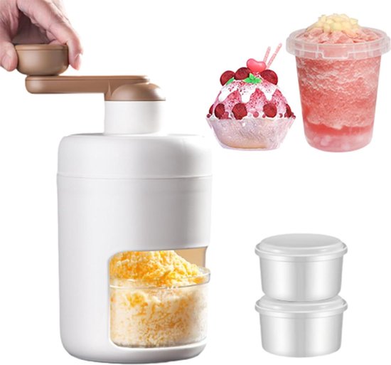 IJsbreker - IJsmaker - Desserts Maken - Roestvrijstalen Messen - Handmatig - Zilver