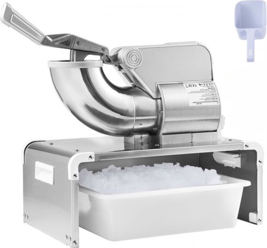 IJscrusher 300W - 300kg/u - RVS Energiebesparend Design van Vevor