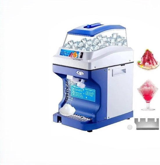 IJscrusher - Ice Crusher - Schaaf IJsmachine - Slush Maker - Slush Puppy - Slush Machine - 200kg Capaciteit van Bo-Camp