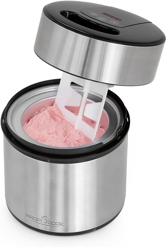 IJsmachine 1,8 Liter | Voor roomijs, frozen yoghurt & sorbet | Digitaal display met timer | Automatische ijsmaker