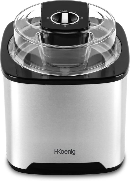 IJsmachine 2L - Zelf Slushy, Sorbet en Roomijs Maken in 40 Minuten van Merkloos