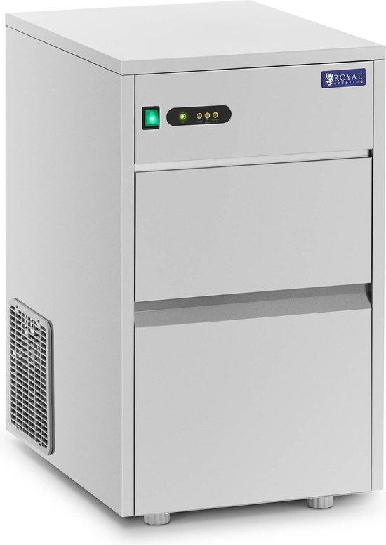IJsmachine - 50kg/24u - 7 kg capaciteit - 310 W - RVS - Royal Catering