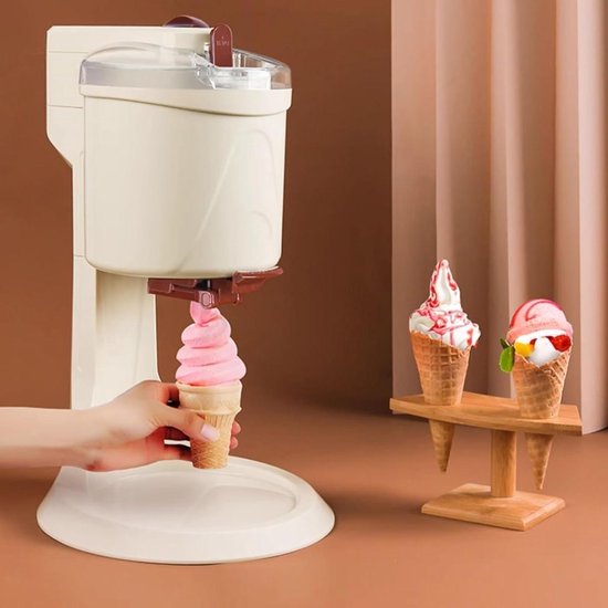 IJsmachine - Automatische bevroren fruit zachte serveermaker voor thuis, doe-het-zelf yoghurt en sorbet, draagbare blender voor feesten en cafés