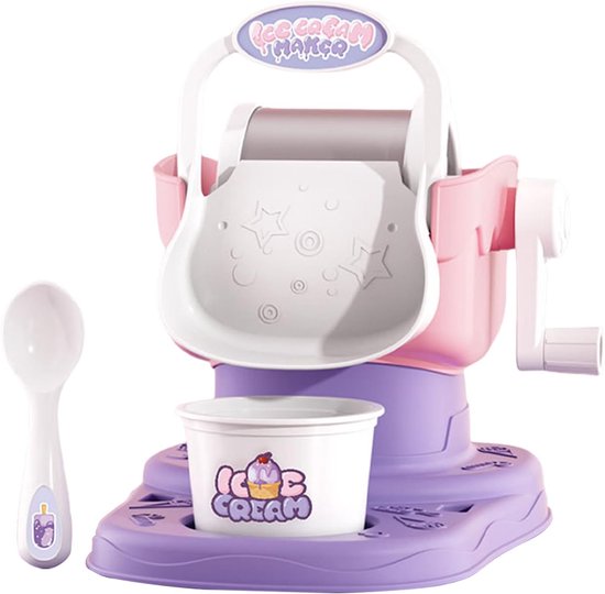 IJsmachine - Dessert Maker - Thuisgebruik - Eenvoudig te bedienen - 175 x 221 x 192 cm - Roze