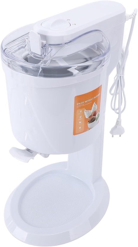 IJsmachine - Dessert Maker - Zelf IJs Maken - Stil Werkend - 1 Liter Capaciteit - Zwart