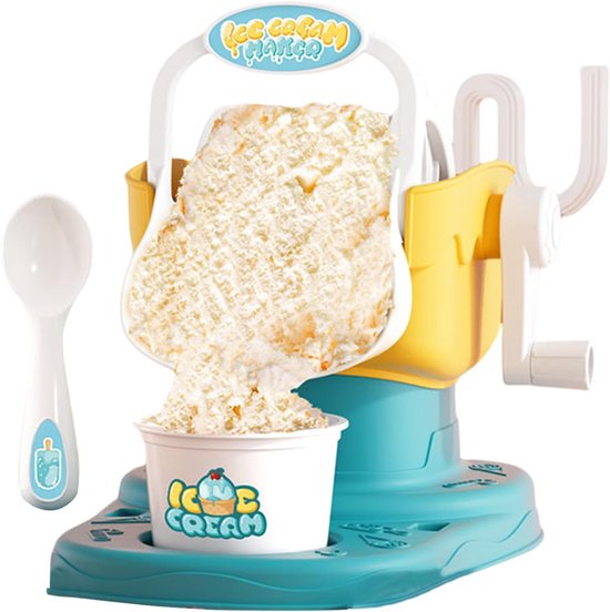 IJsmachine - Dessertmaker - Zelf IJs Maken - Maakt Romig IJs - 17.5 x 22.1 x 19.2 cm - Geel