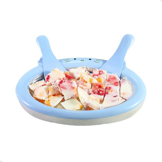 IJsmachine - gefrituurd ijs - incl. 2 schoppen - blauw van Royal Catering