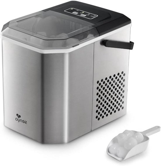 IJsmachine - IJsblokjesmaker - Drankjes Koelen - 2 IJsmaten - 12 kg per dag - Zilver