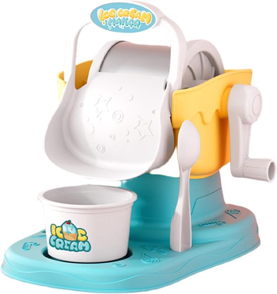 IJsmachine - Keukenapparaat - Desserts Maken - Snelle Resultaten - 17.5 x 22.1 x 19.2 cm - Geel