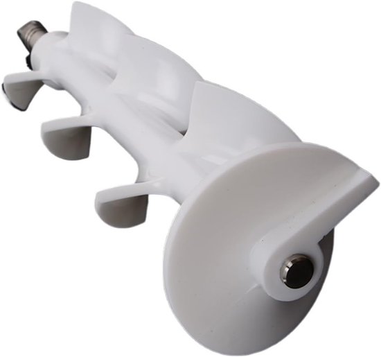 Ijsmachine Mengstaaf - Mixer Onderdelen - IJs Maken - Roestvrij Staal - 423x84mm van Merkloos