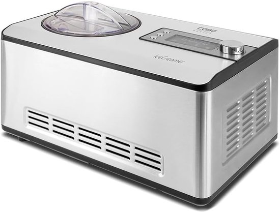 IJsmachine met Compressor 2 Liter - 2-in-1 Ijsmachine en Yoghurtmachine - Zelfvriezende Ijsmaker voor Roomijs, Sorbet, Frozen Yoghurt en Dessert - Koelen Vooraf Niet Nodig