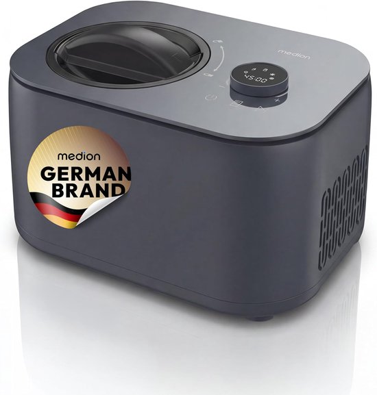 IJsmachine met Compressor – Automatische IJsbereider – 1 Liter – Zonder Voorvriezen – Touchdisplay – Aluminium Uitneembare Kom