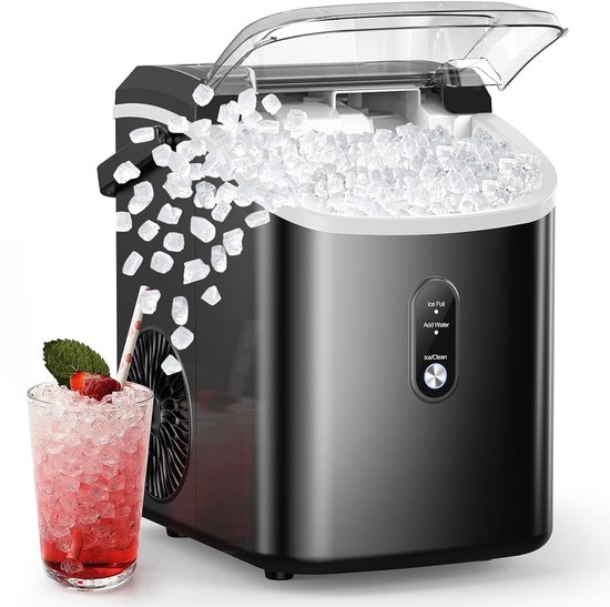 IJsmachine met Grote Capaciteit (15.4 kg/dag) – Zelfreinigend en Compact van Merkloos