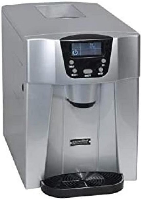 IJsmachine met Waterdispenser - 12kg per 24 uur - RVS Kleur