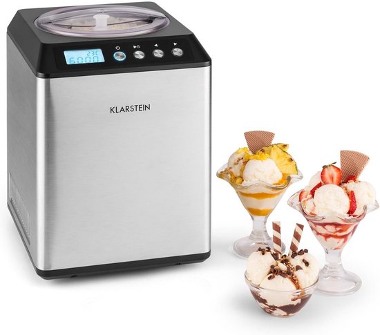 IJsmachine met Yoghurt- en Softijsfunctie - 2.5L Capaciteit & Timer van Merkloos