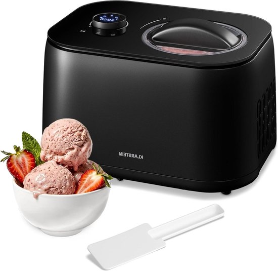 IJsmachine Slushmaker - Yoghurtmaker Apparaat - Zelf IJs Maken - Met Compressor - 1 Liter - Roestvrij Staal