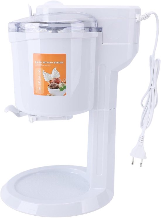 IJsmachine - Sorbetmaker - Zelf ijs maken - Automatisch mengen - 1 Liter capaciteit - #211 van Merkloos