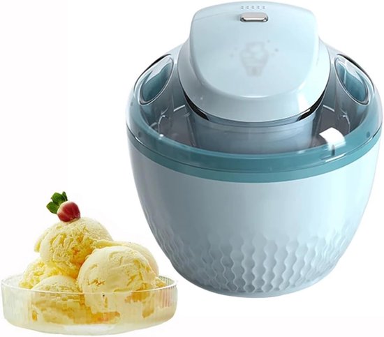 IJsmachine Thuis - Dessert Maker - Zelf IJs Maken - Snelle Invriestijd - 14.6 x 15.7 cm van Merkloos